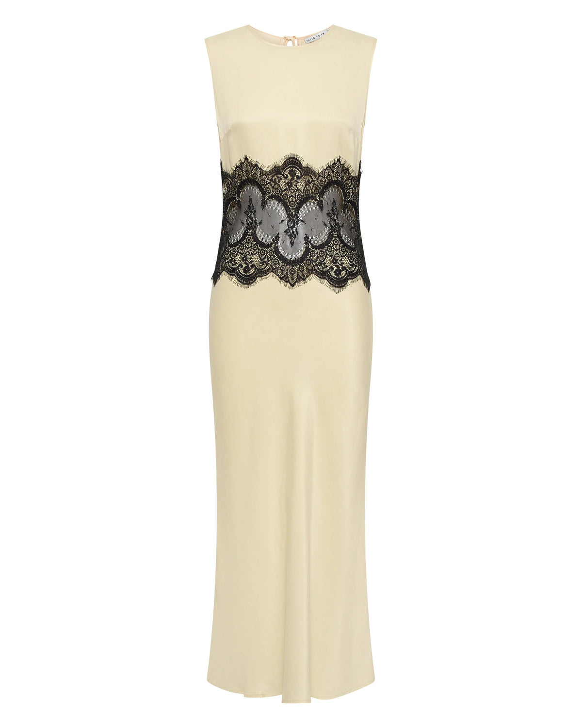 Third Form Visions Lace Trim Tank Dress - Marshmallow