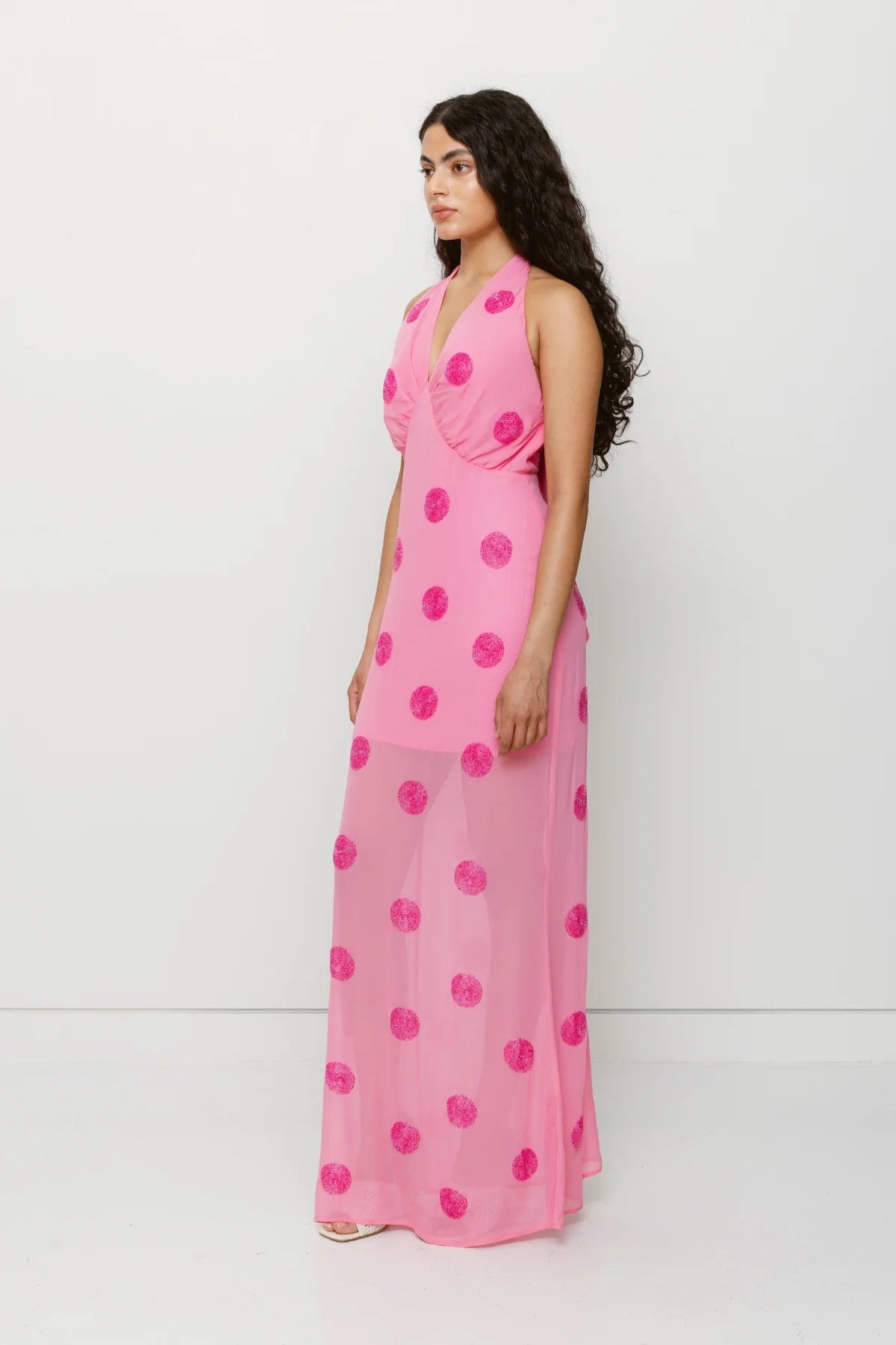 The Wolf Gang Sanja Slip Dress - Candy