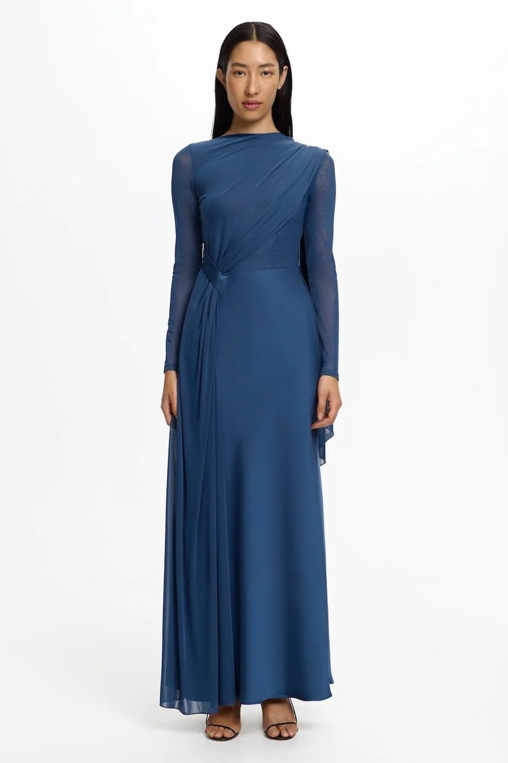 Significant Other Adelaide Long Sleeve Maxi Dress - Petrol