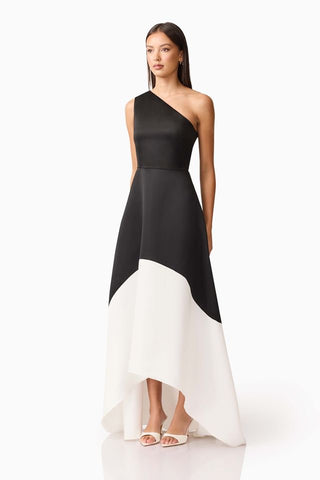 Elliatt Sorrel Gown - Black White