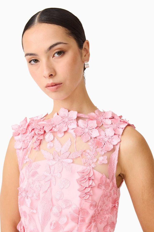 Elliatt Monique High Neck Gown - Pink