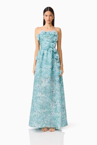 Elliatt Faye Gown - Blue Mutli