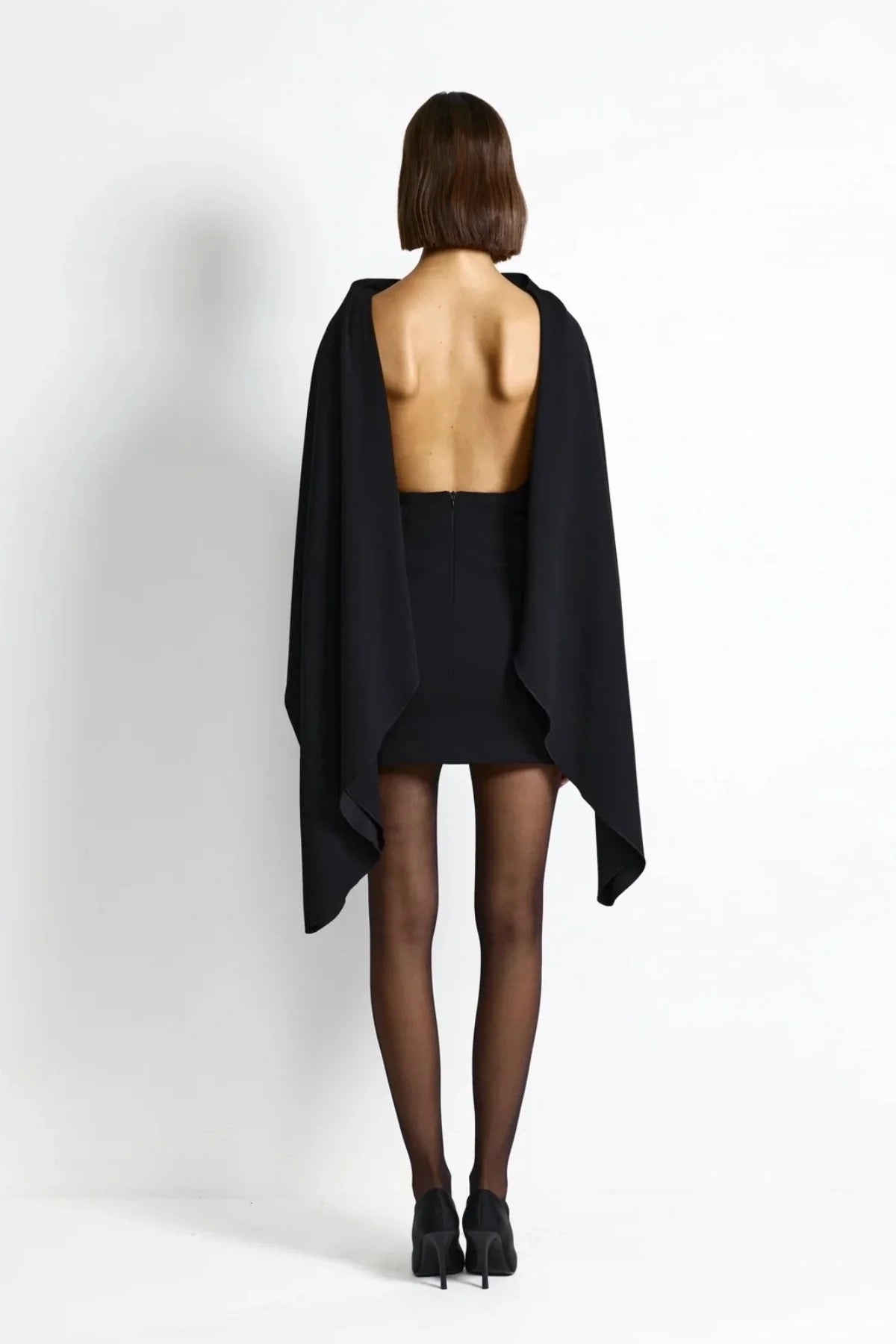 Effie Kats Kathryn Mini Dress - Black