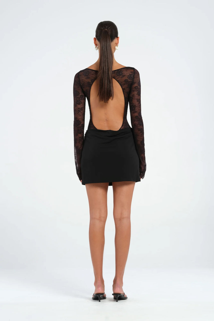 Benni Oskar Mini Dress - Black