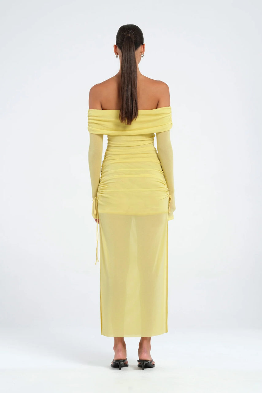 benni yellow dress Benni Blair Midi Dress - Lemon benni yellow dress Benni Blair Midi Dress - Lemon