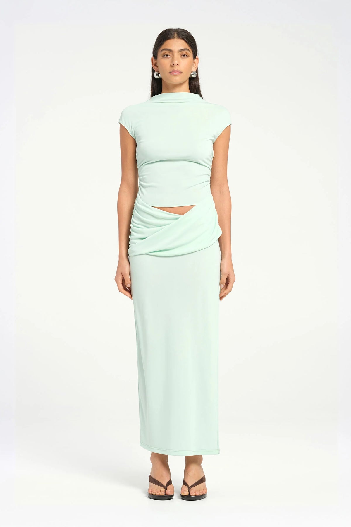 Benni Royce Maxi Dress - Bleached Aqua