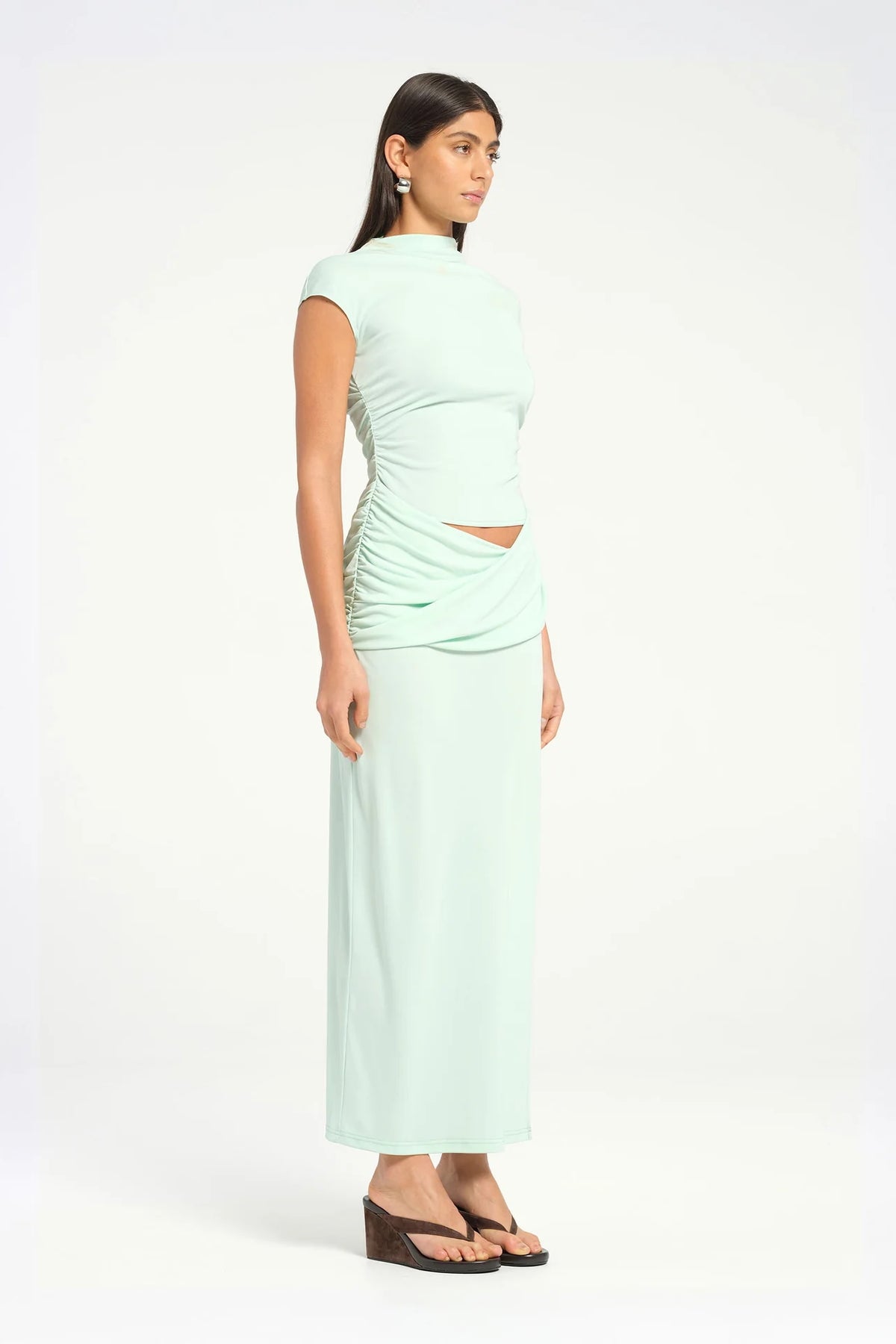 Benni Royce Maxi Dress - Bleached Aqua