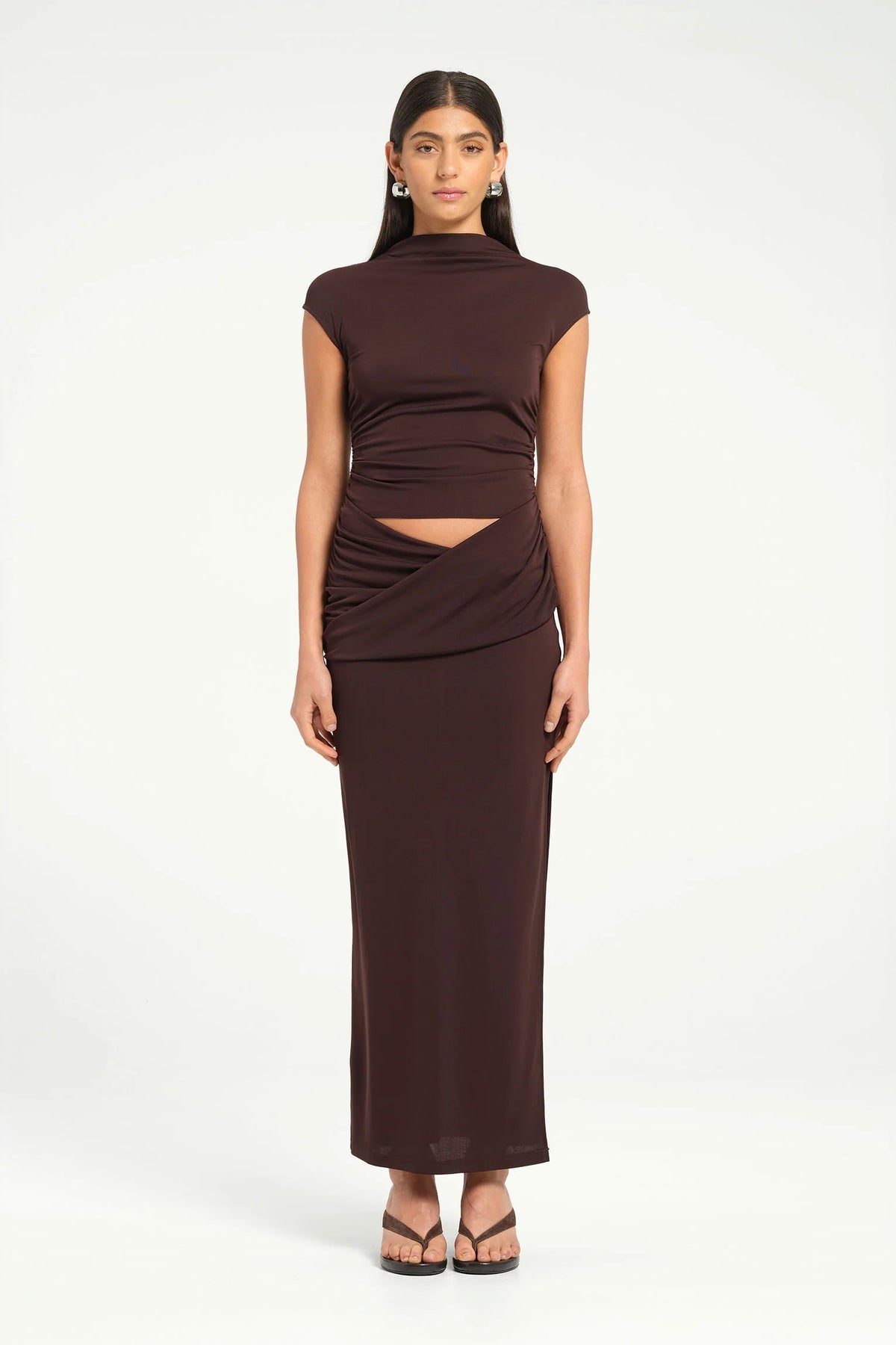 Benni Royce Maxi Dress - Chocolate