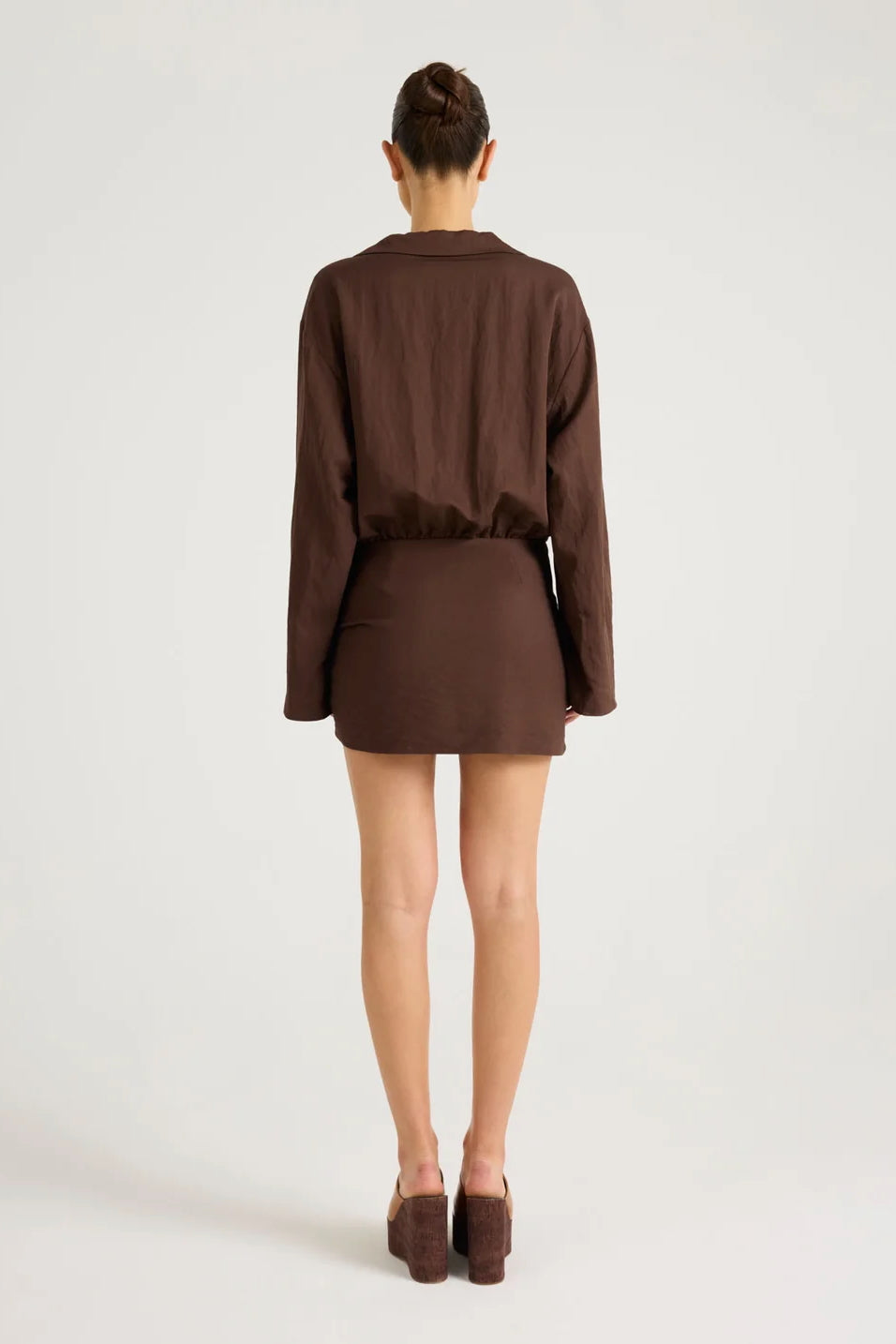 Benni Rozalia Shirt Dress - Espresso