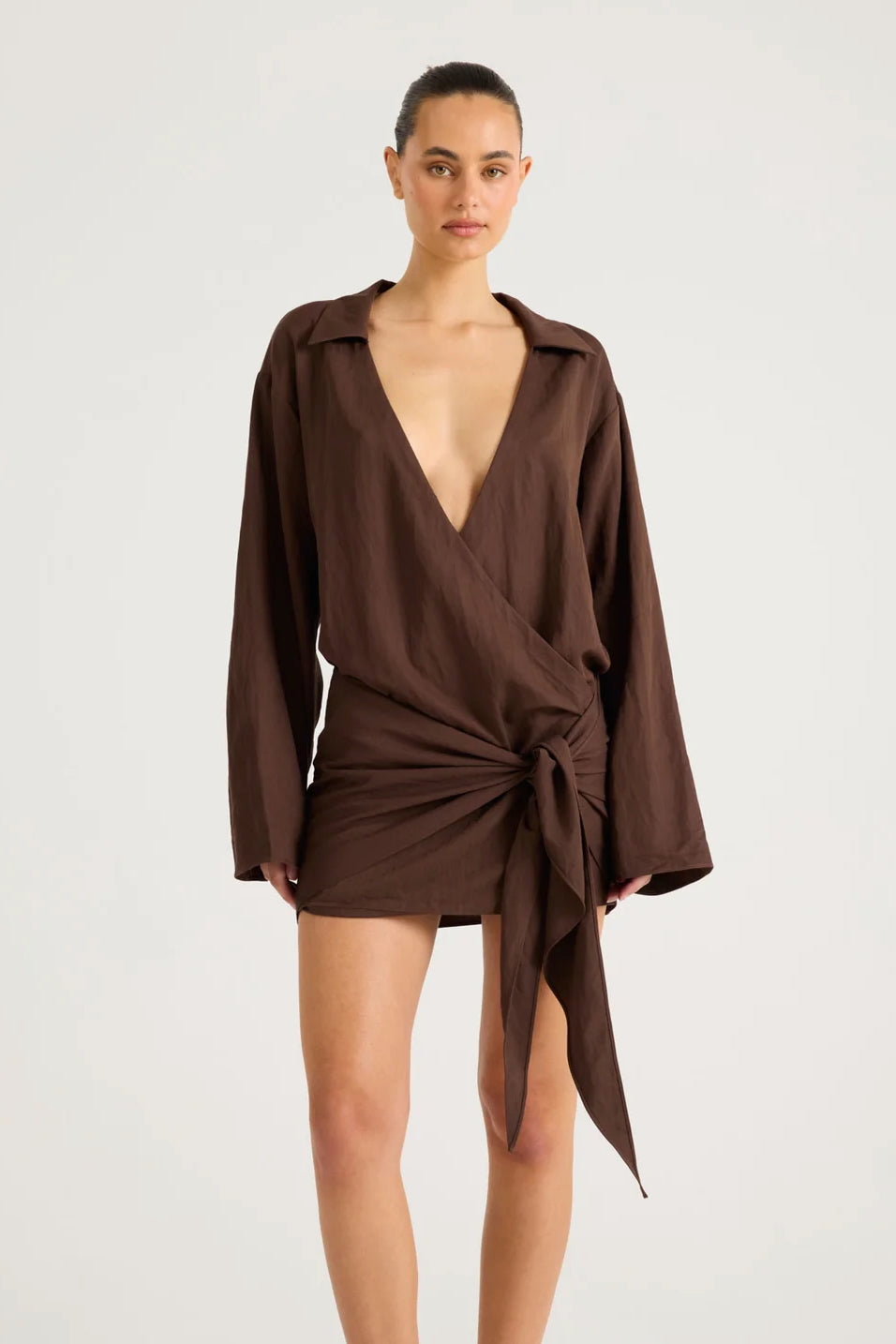 Benni Rozalia Shirt Dress - Espresso