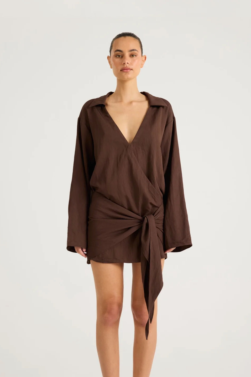 Benni Rozalia Shirt Dress - Espresso