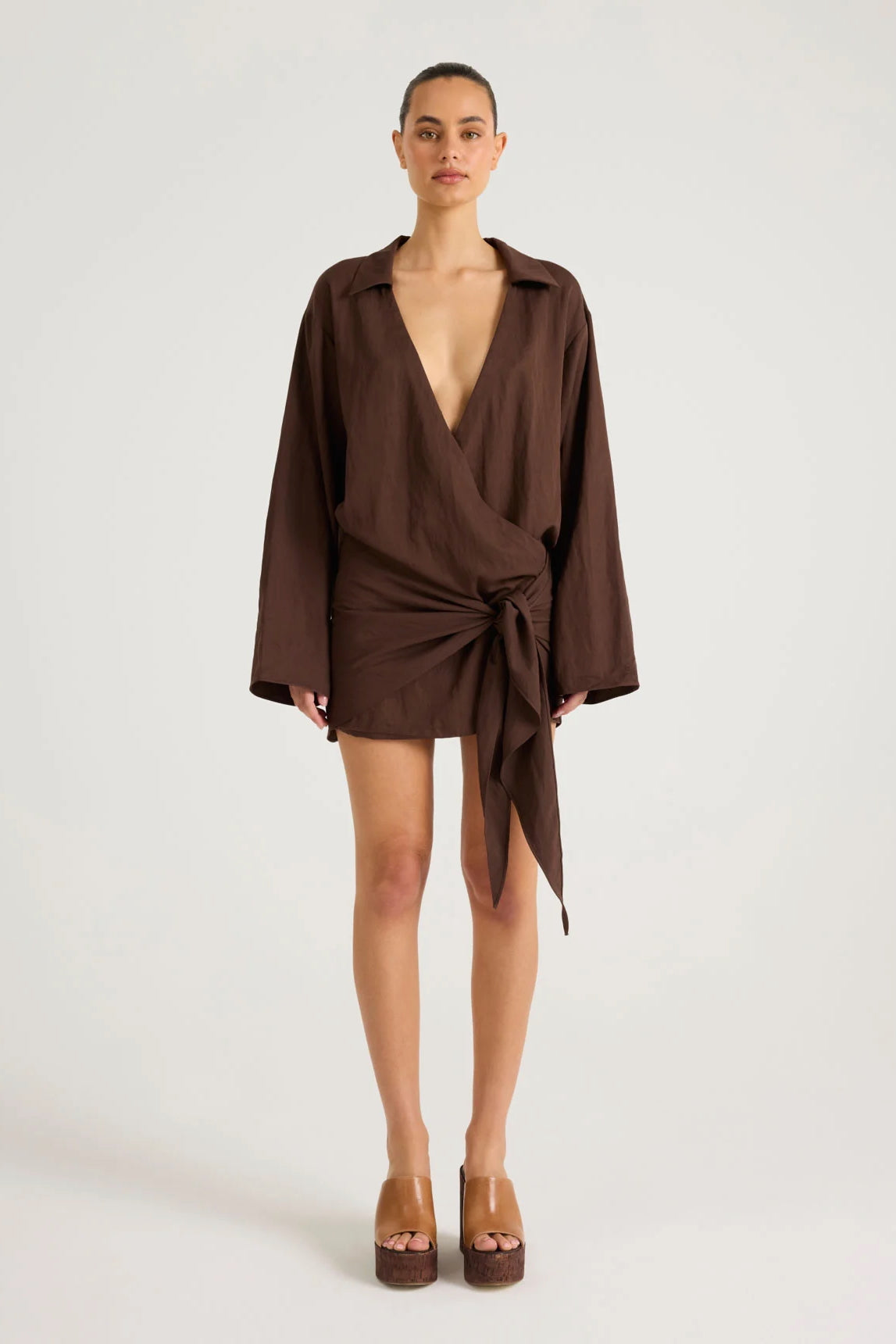 Benni Rozalia Shirt Dress - Espresso