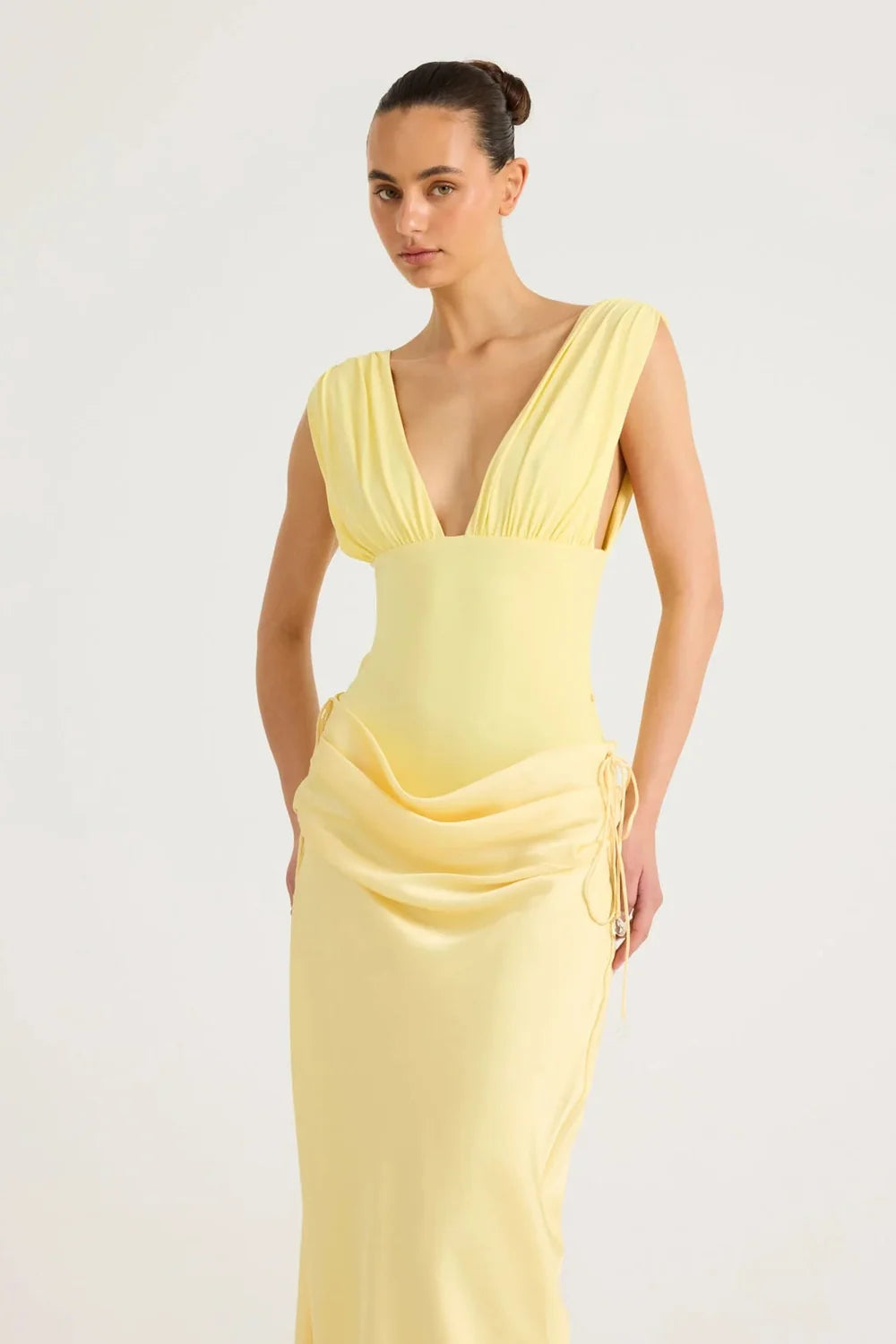Benni Monroe Maxi Dress - Lemon