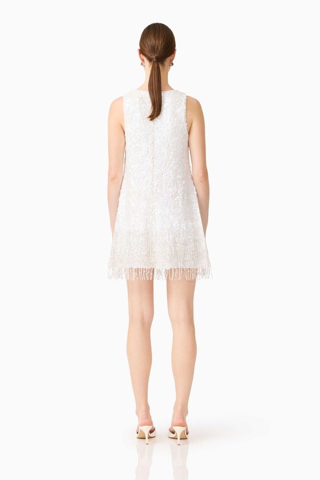 Elliatt Alessia Shift Mini Dress - White