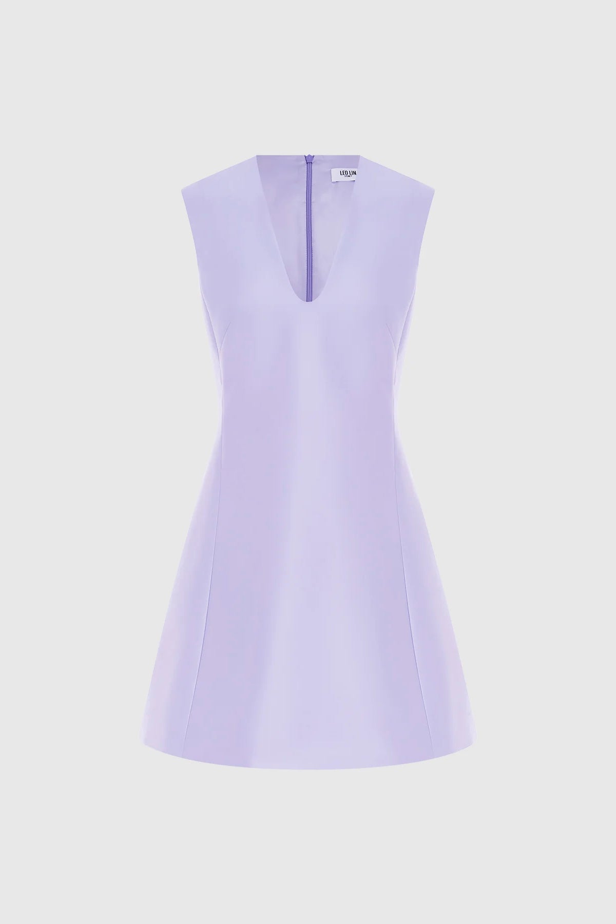 Leo Lin Briana V Neck Mini Dress - Lilac