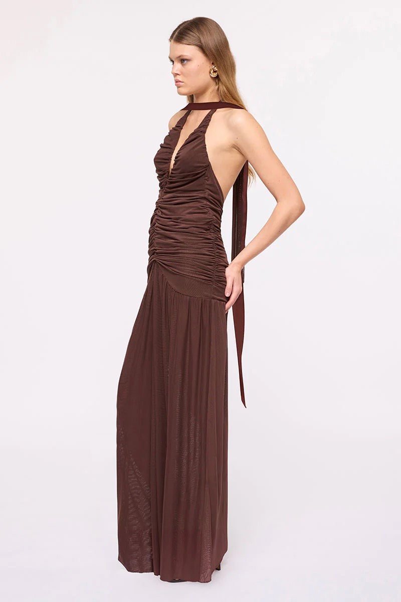 over knee length dresses 3/4 Sleeves Midi Knee Length Dress 8526 XS / Burgundy(Maroon)