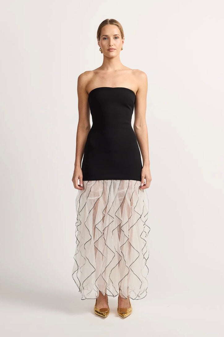Tojhà Valea Dress - Black & White