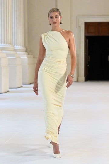 Effie Kats Greer Gown - Lemon