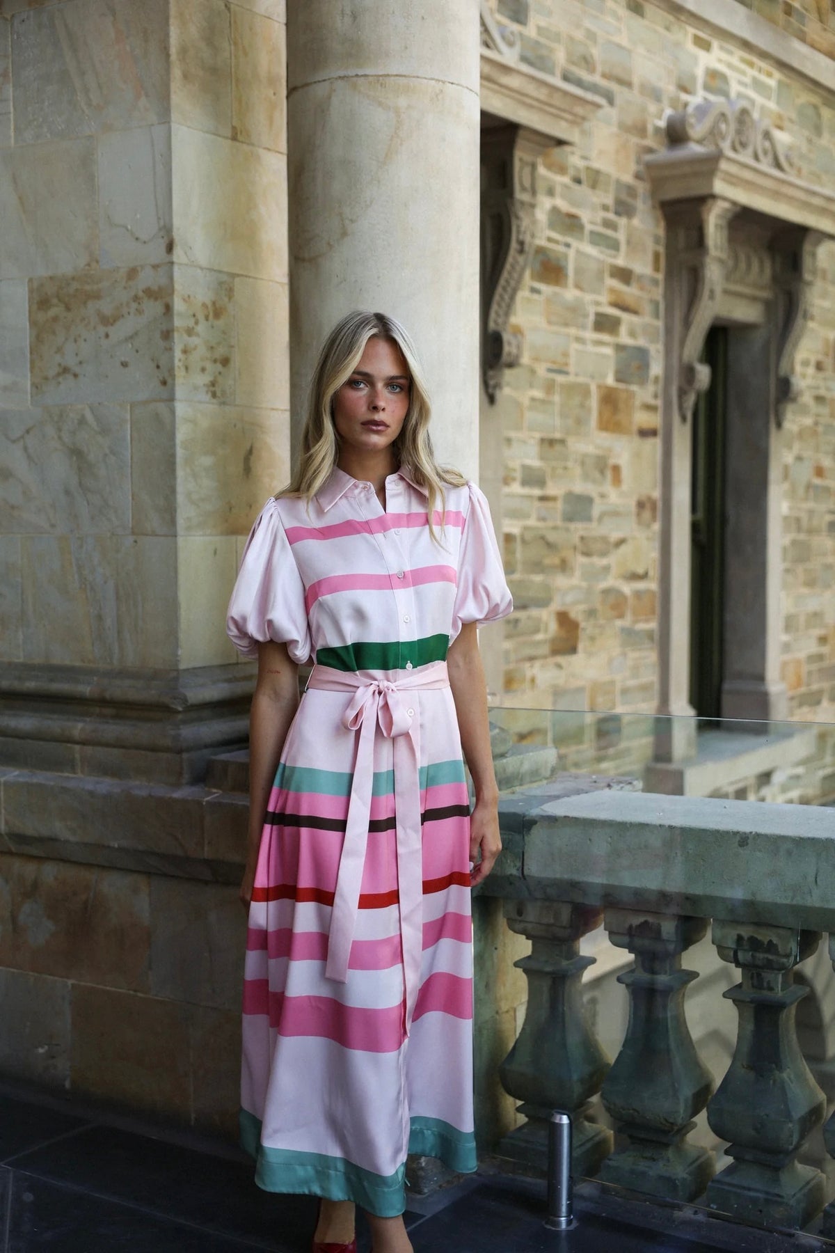 Aston Studio Marley Dress - Retro Stripe