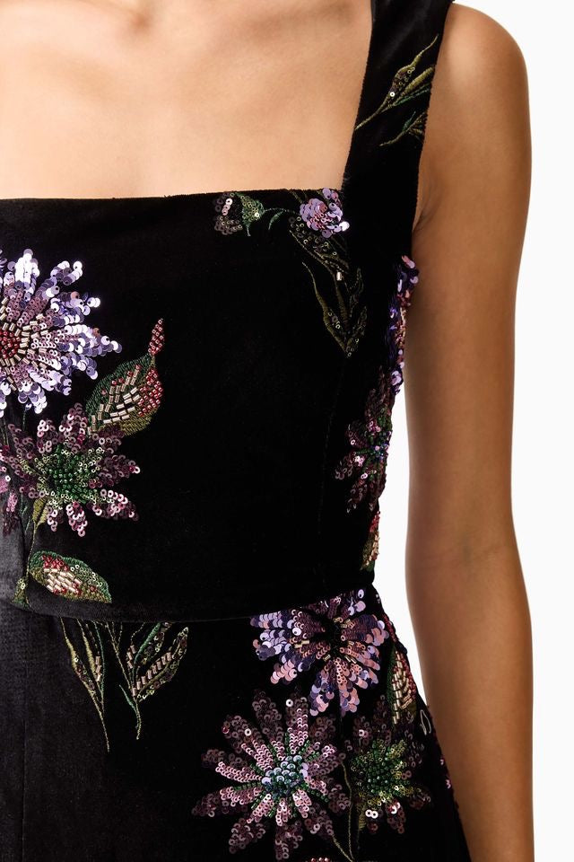 Elliatt Clio Gown - Black Multi