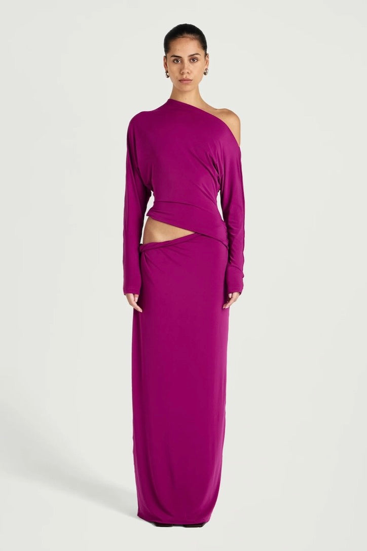 Benni Enya Maxi Dress - Fuchsia