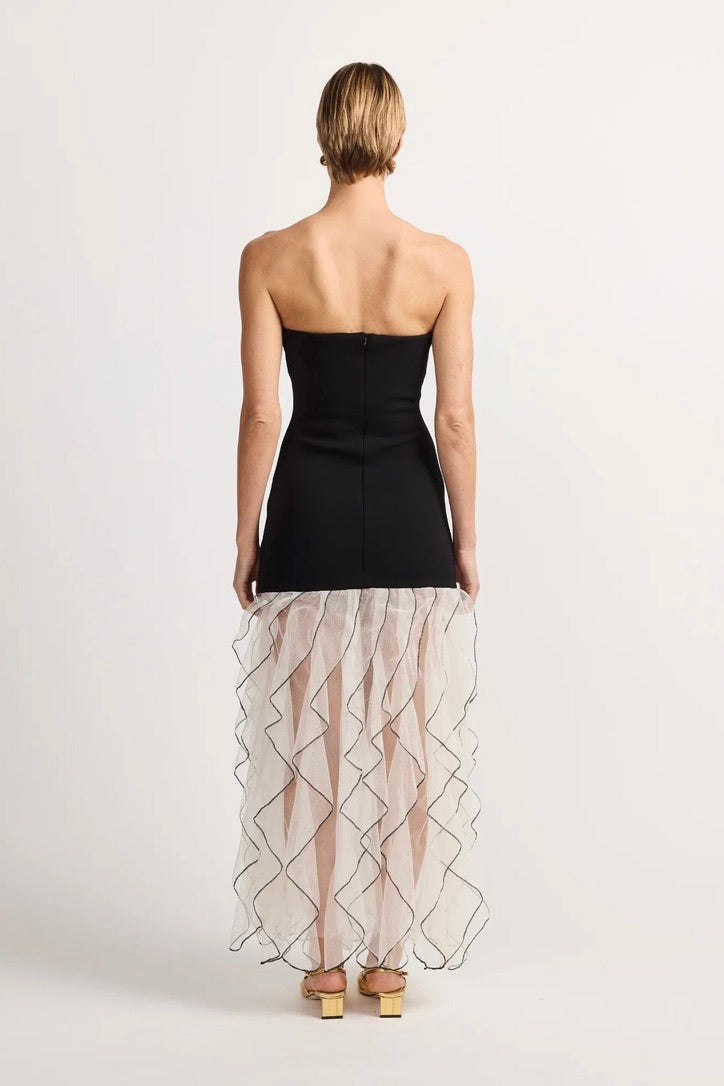 Tojhà Valea Dress - Black & White
