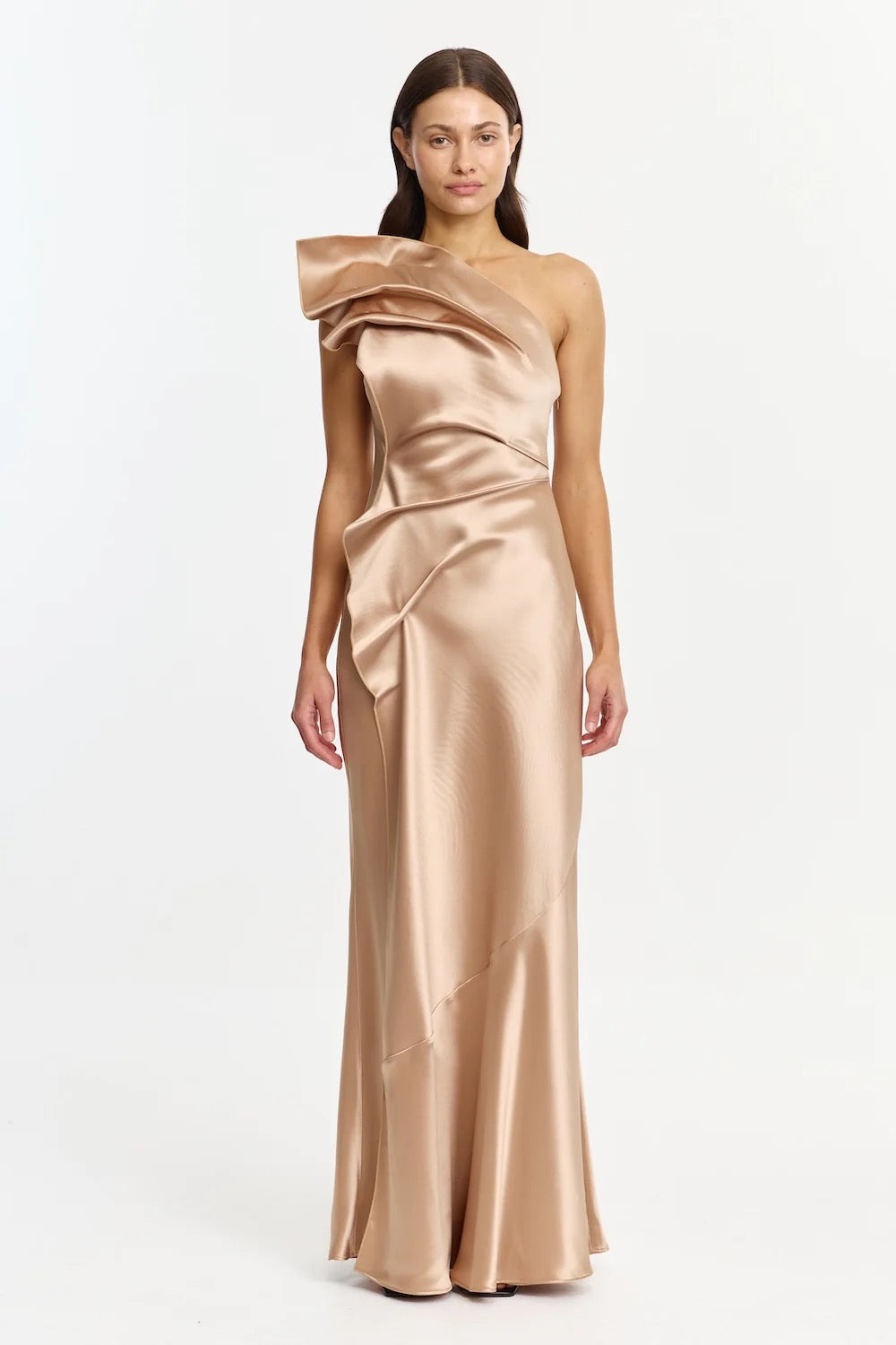 Acler Werona Maxi Dress - Champagne