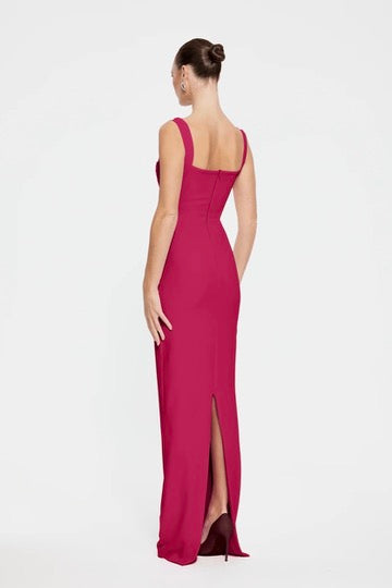 Effie Kats Marbella Gown - Raspberry