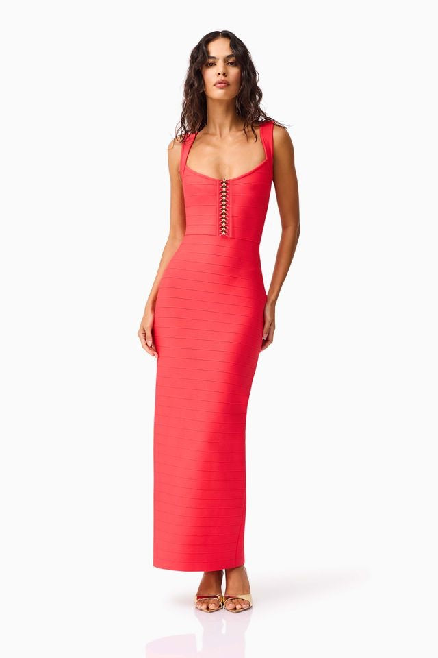 Elliatt Jesselle Maxi Dress - Coral