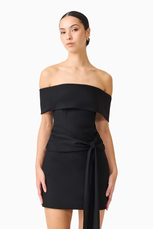 Elliatt Chantal Strapless Mini Dress - Black
