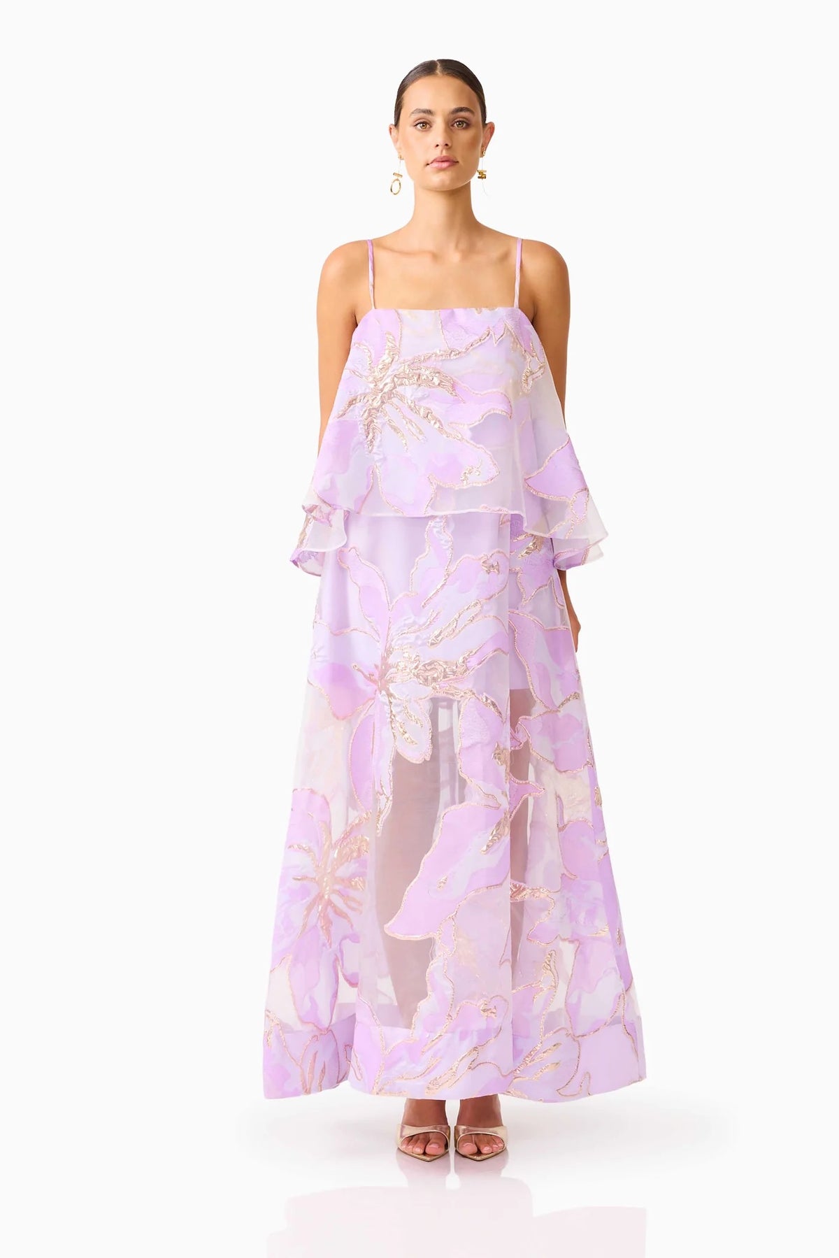 Elliatt Elysia Gown - Lilac Floral