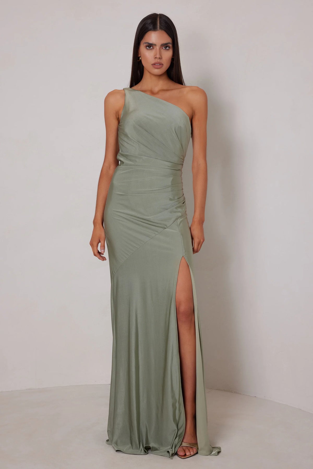 Elle Zeitoune Carol Gown - Pistachio