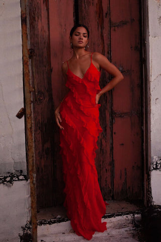 Rat & Boa Cecelia Dress - Red