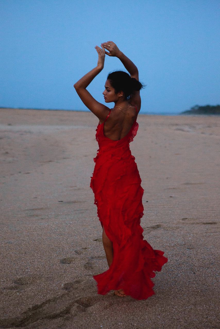 Rat & Boa Cecelia Dress - Red