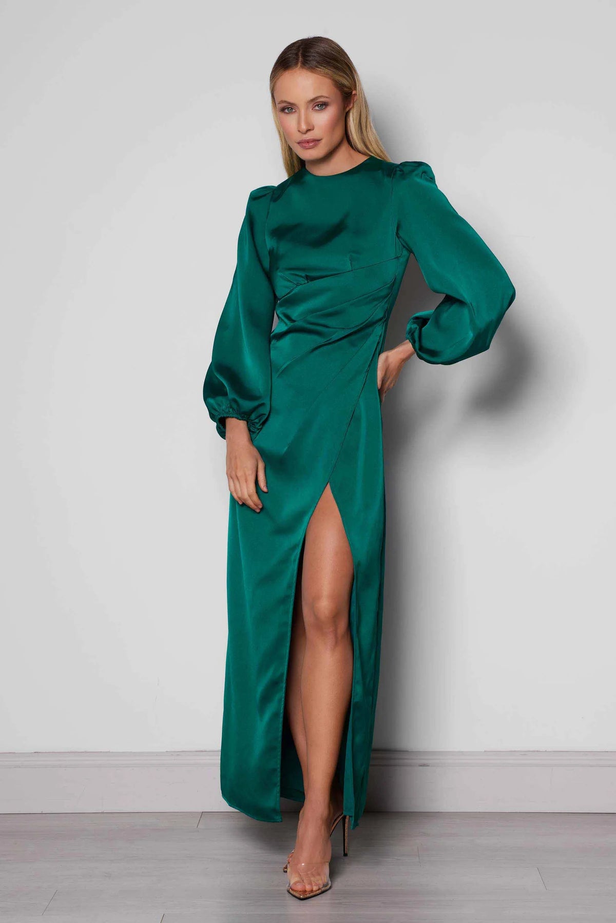 elle zeitoune green dress Elle Zeitoune Cleo Dress - Emerald Green
