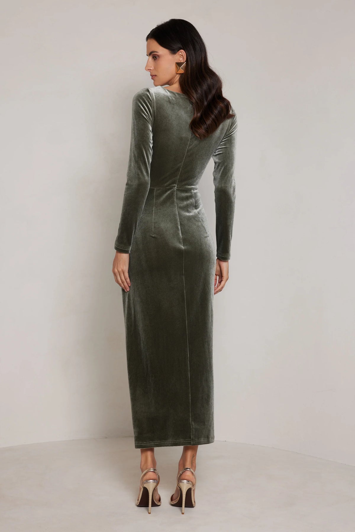 Elle Zeitoune Corrine Dress - Olive