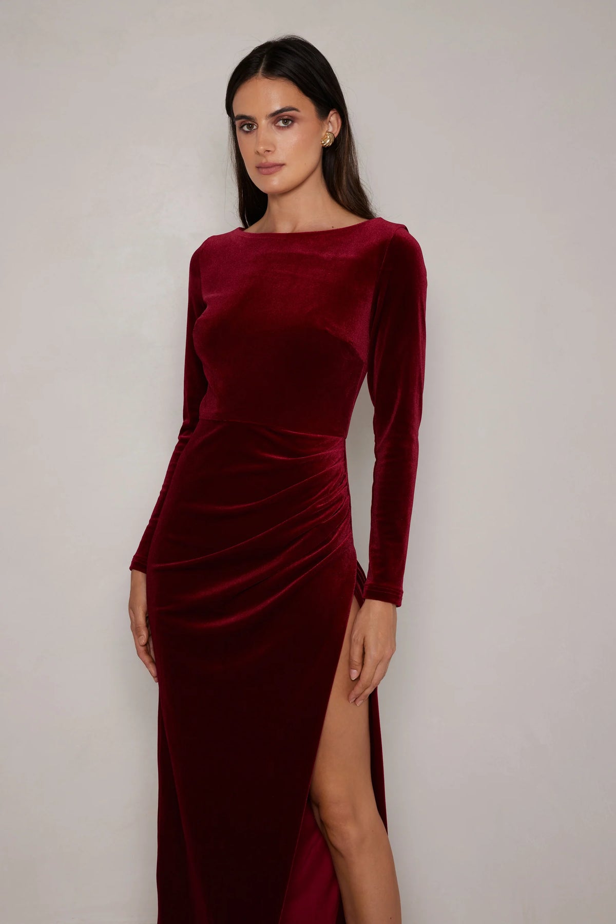 Elle Zeitoune Corrine Dress - Wine