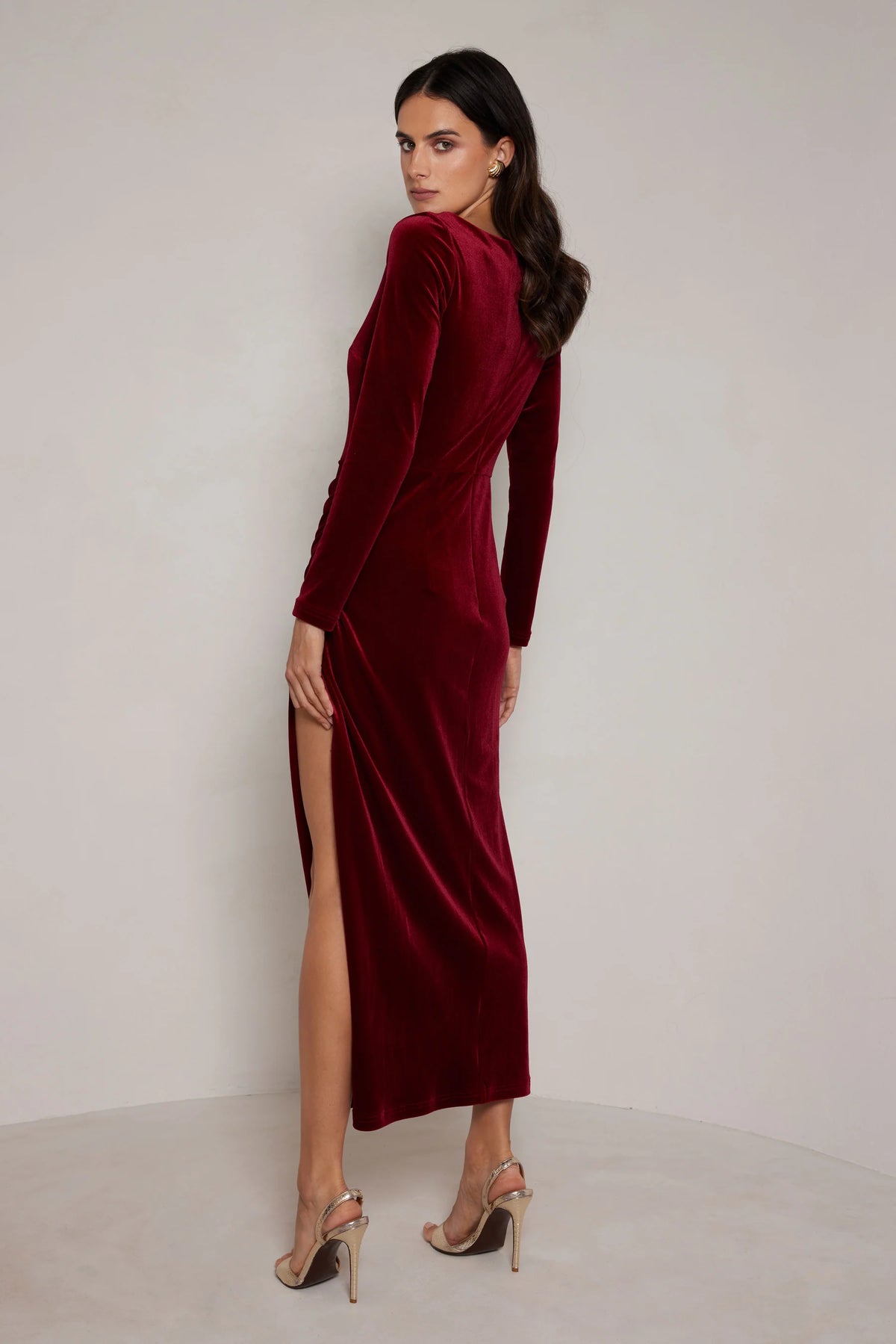 Elle Zeitoune Corrine Dress - Wine