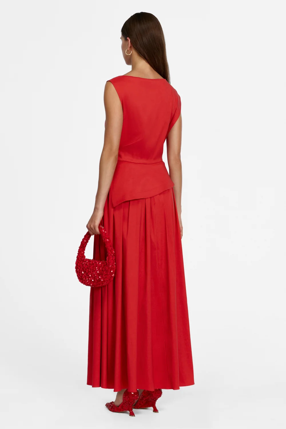 Acler Robakker Maxi Dress - Spicy Red