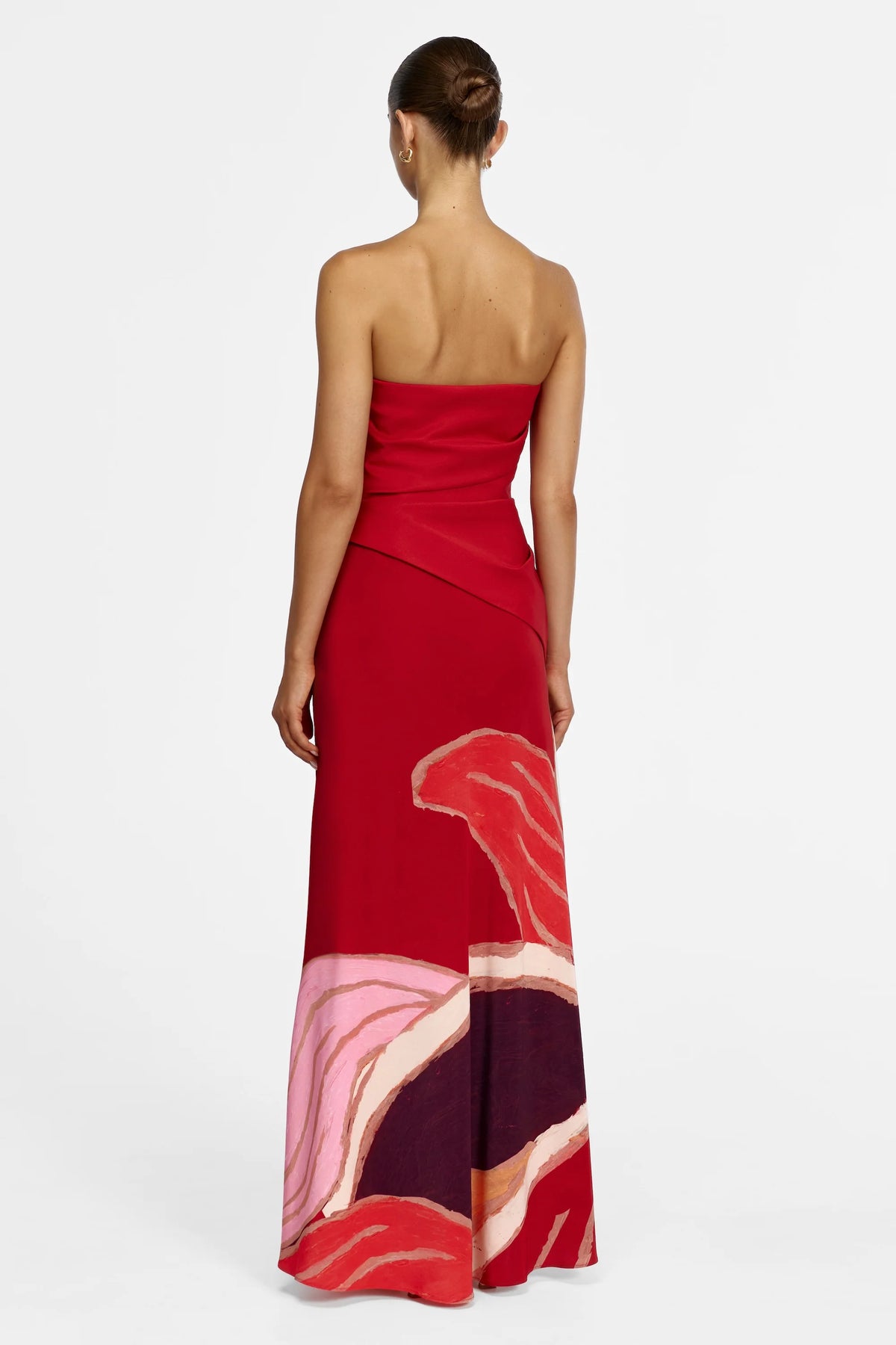 Acler Lingle Maxi Dress - Rouge Eclipse