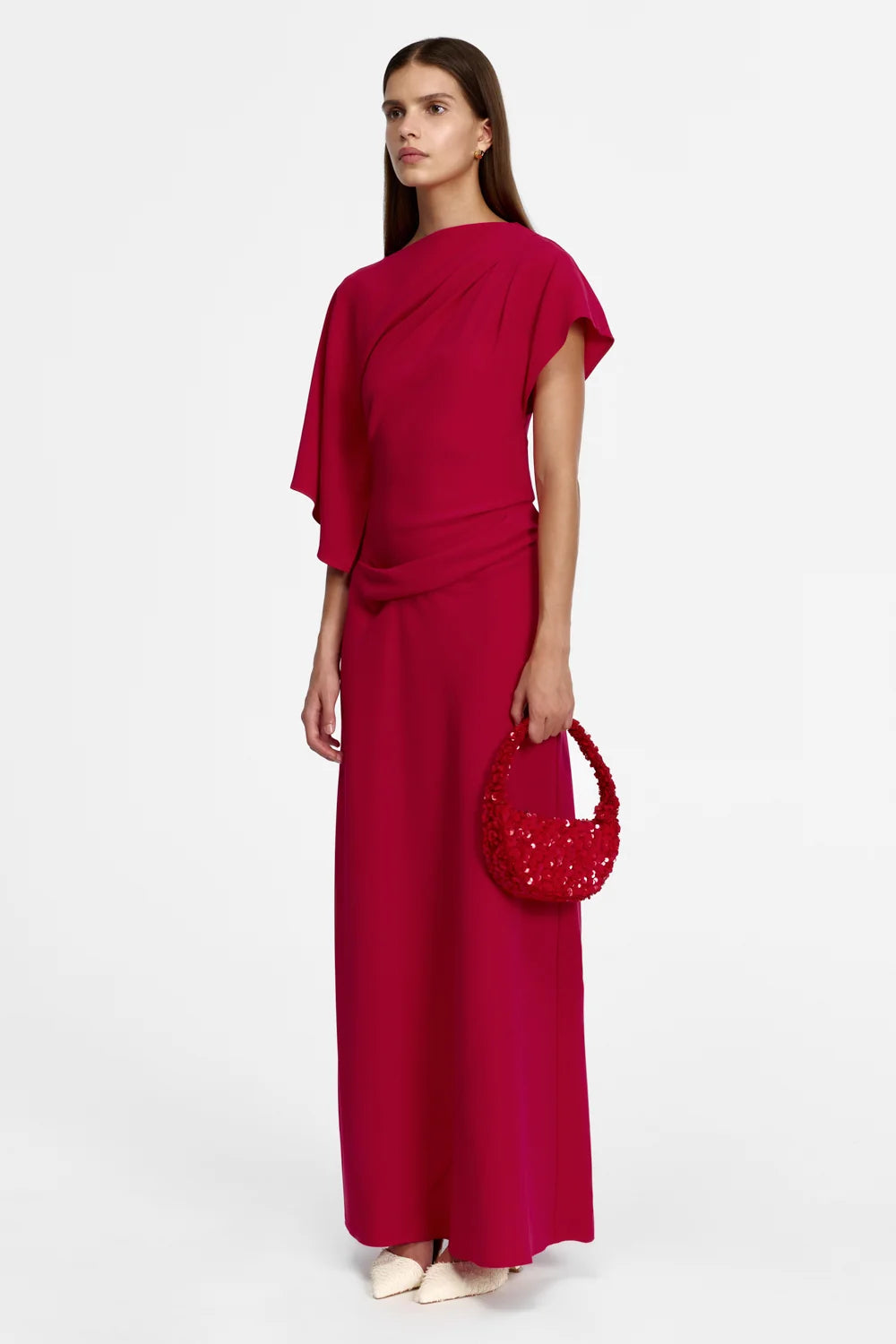 Acler Lansvale Maxi Dress - Berry