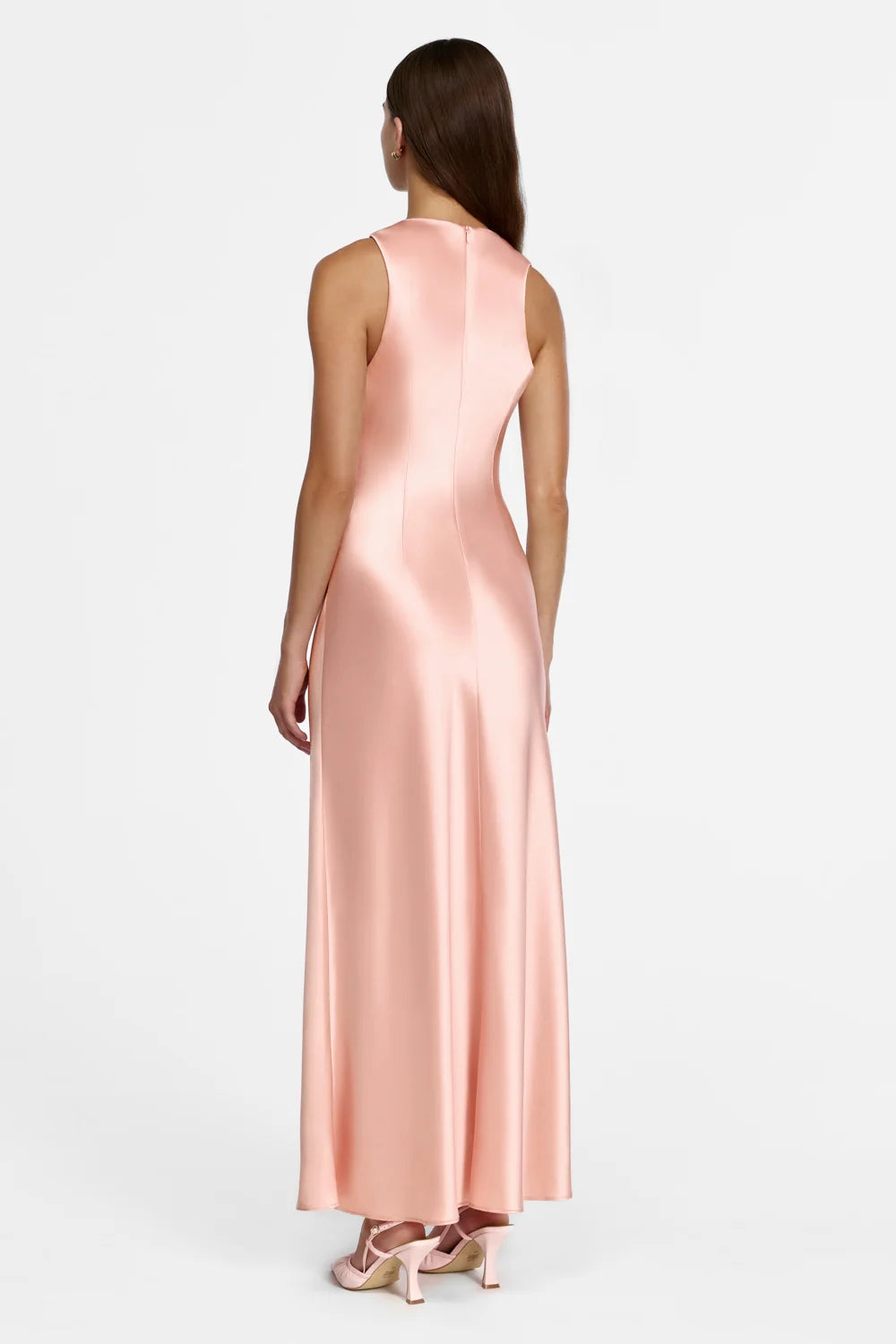 Acler Lecha Maxi Dress - Soft Flamingo