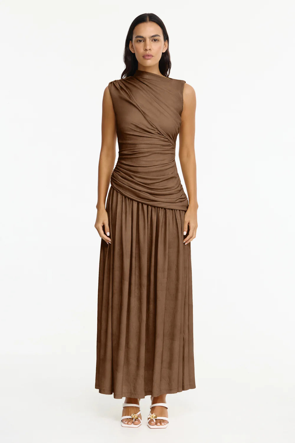 Acler Deanhill Maxi Dress - Sepia