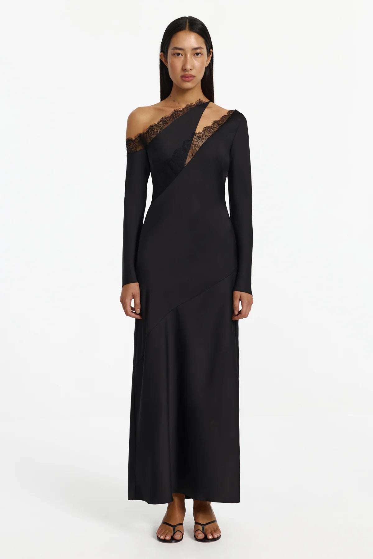 Significant Other Ellis Long Sleeve Maxi dress - Black