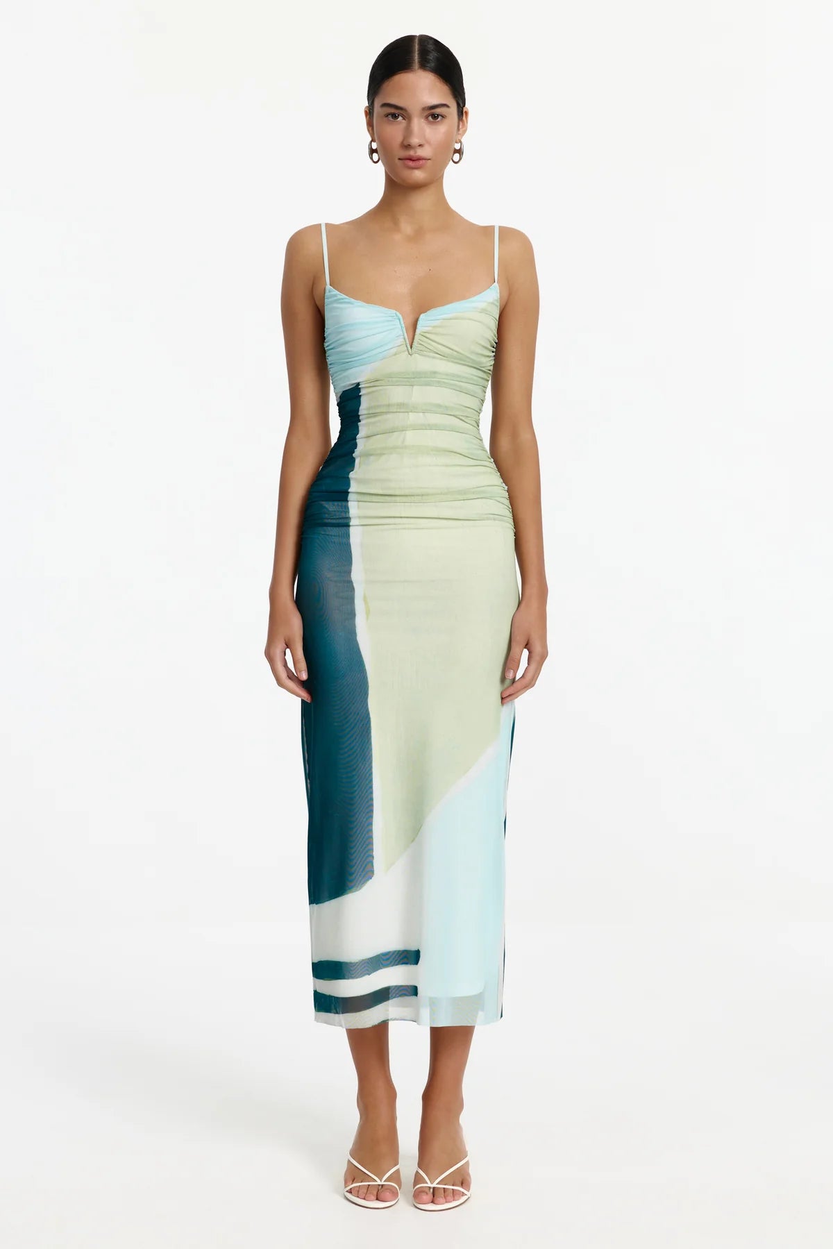 Significant Other Yusra Midi Dress - Azurea Print