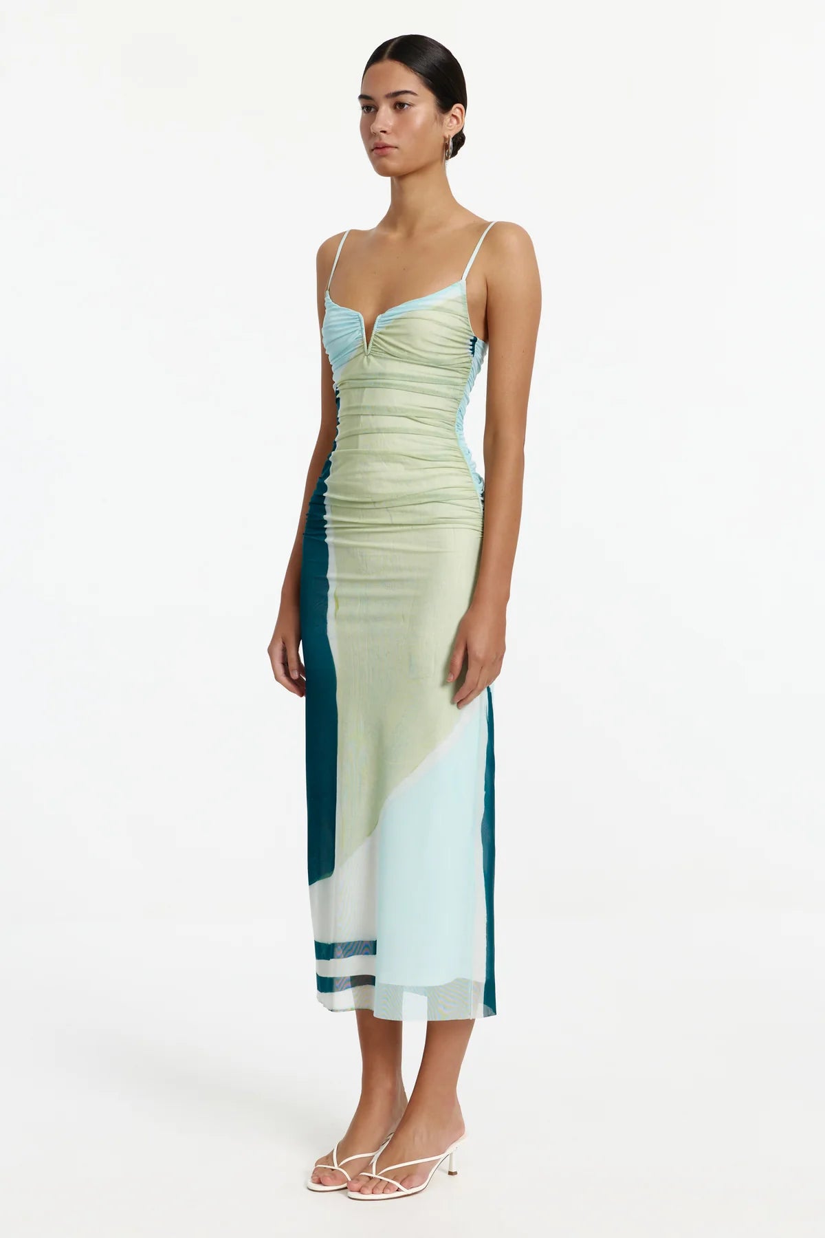 Significant Other Yusra Midi Dress - Azurea Print