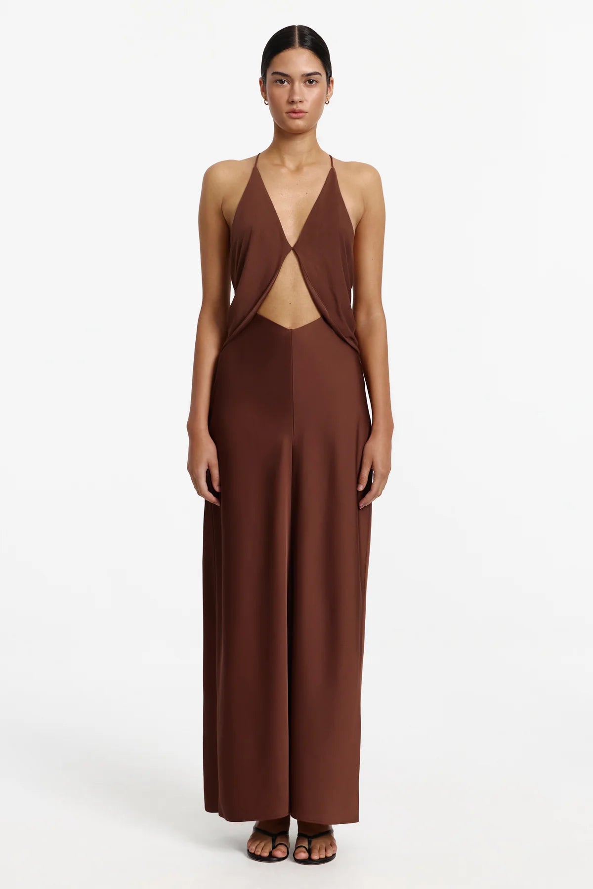 Significant Other Lotus Maxi Dress - Oak Brown
