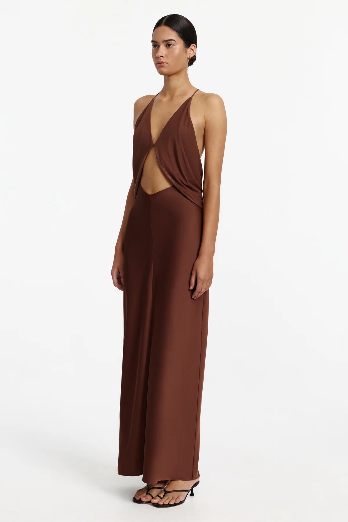 Significant Other Lotus Maxi Dress - Oak Brown