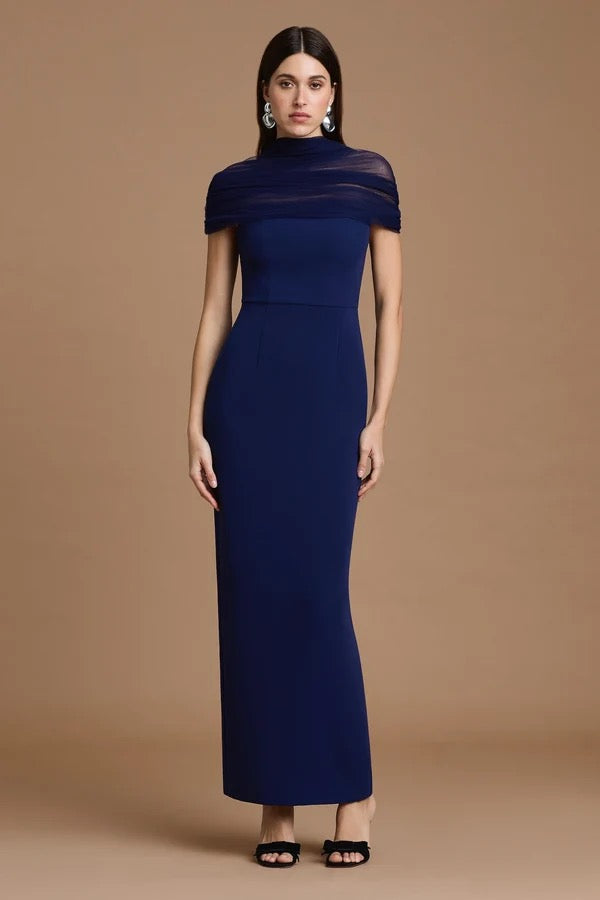 Sonya Lola Midi Dress - Navy