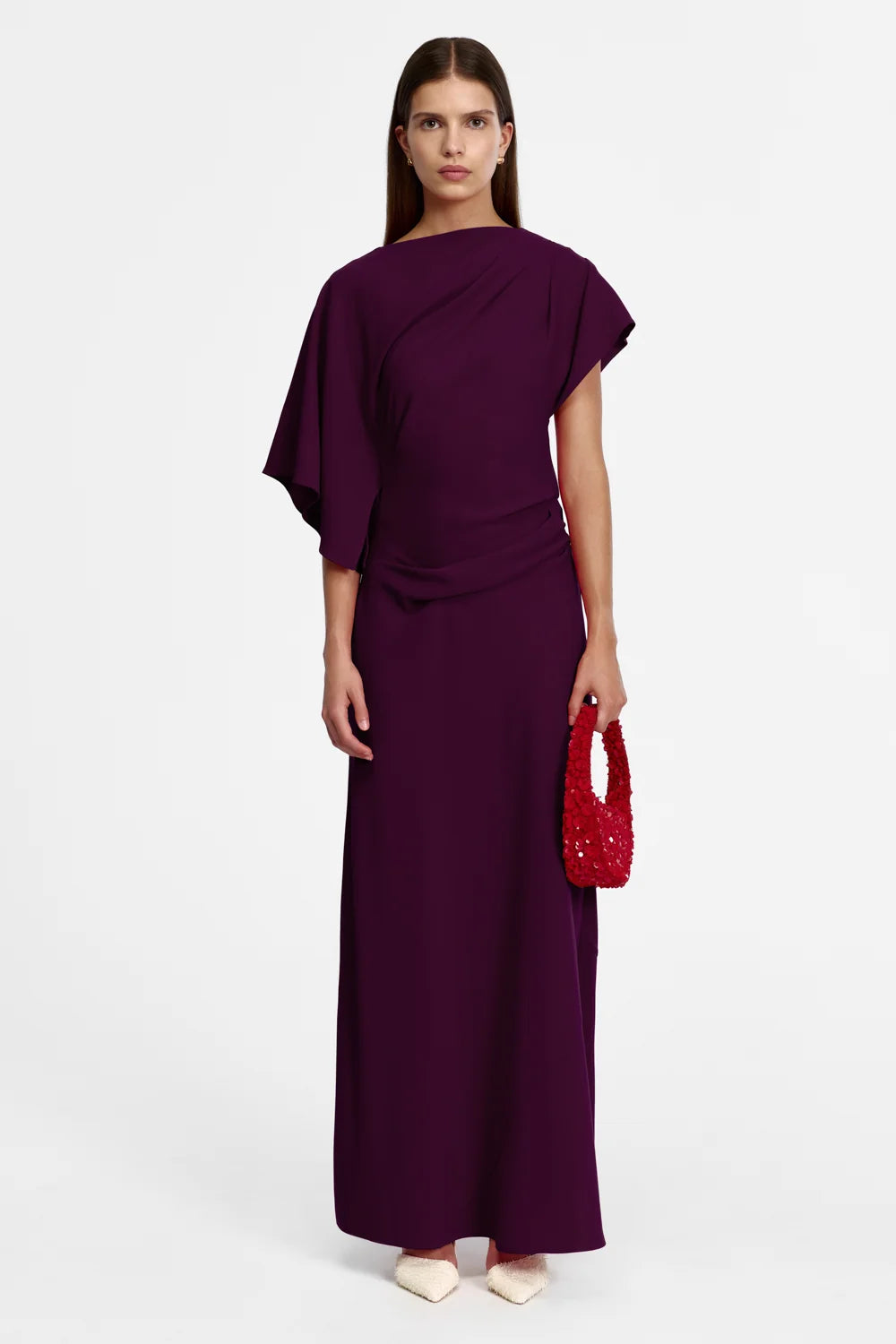 Acler Lansvale Maxi Dress - Berry
